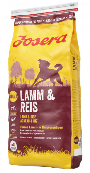 Josera Lamb & Rice 15kg Cena norādīta par 1 gb. un ir spēkā pasūtot 2 gb.